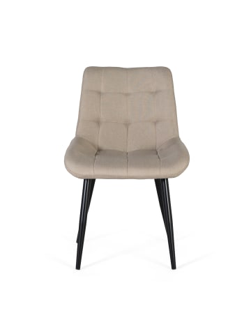 Giner y Colomer 2-er Set: Stühlen mit beigem Stoffbezug in Beige