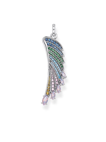 Thomas Sabo Anhänger Bunter Kolibri Flügel Silber in silber, bunt