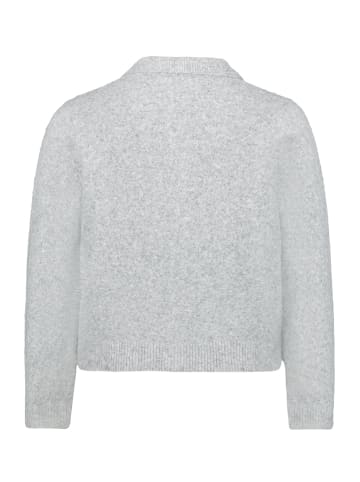 CARTOON Strick-Cardigan mit Kragen in Grau