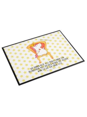 Mr. & Mrs. Panda schreibtischunterlage Einhorn Prinzessin mit Sp... in Weiß