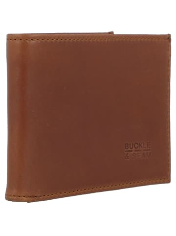 Buckle & Seam Bill Geldbörse Leder 11,5 cm in brown