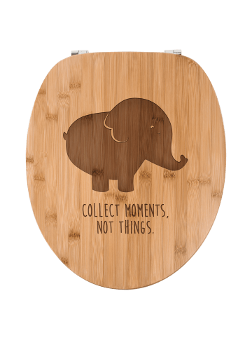 Mr. & Mrs. Panda Klodeckel Elefant mit Spruch in Transparent