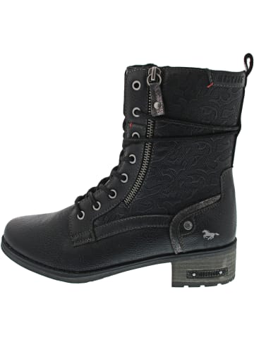 Mustang Schnürstiefel Schwarz