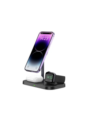 TechProtect Tech-Protect A22 15W Wireless Magnetic Charger 3in1 für Smartphones in Weiß