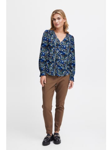 Fransa FRFlowy regular fit in Bellwether Blue AO23 01C