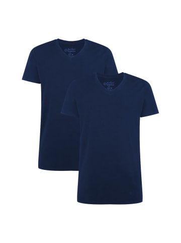 Bamboo Basics T-Shirt 2er Pack in Marine