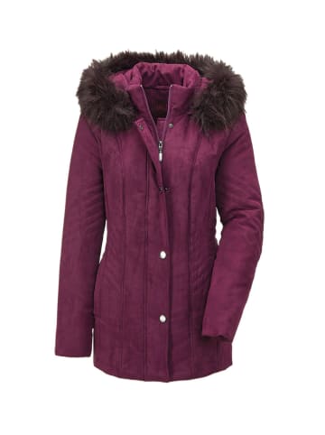 GOLDNER Steppjacke mit Kapuze in pflaume