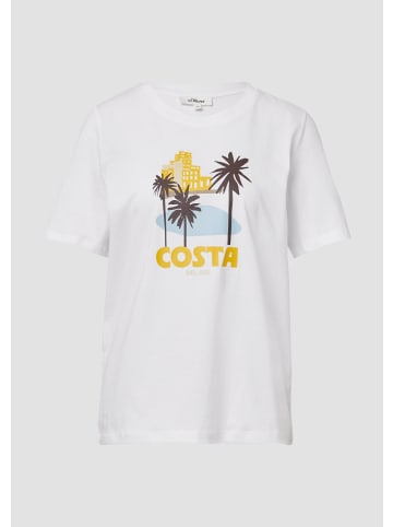 s.Oliver T-Shirt in 01D0_weiß