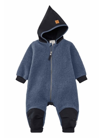Hessnatur Wollfleece Overall in graphitblau