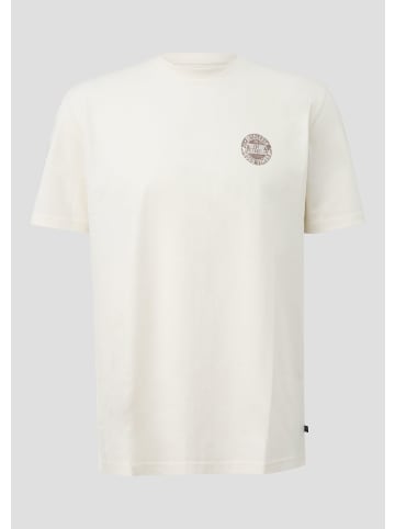 QS T-Shirt in 0300_wollweiß