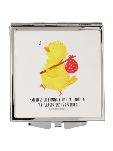 Mr. & Mrs. Panda Schminkspiegel Küken Wander mit Spruch in Weiß