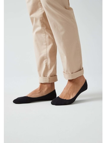 SNOCKS Ballerina Socken aus Bio-Baumwolle in Schwarz