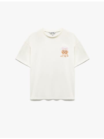 KOTON TSHIRT SS in Ekru