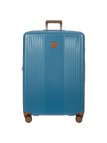 BRIC`s Ferrara - 4-Rollen-Trolley L 77 cm erw. (green) in denim