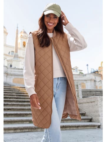 French Connection Longweste in braun