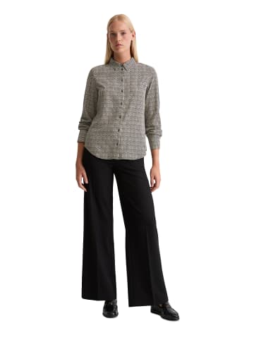 Marc O'Polo Allover-Print-Bluse regular in Offwhite