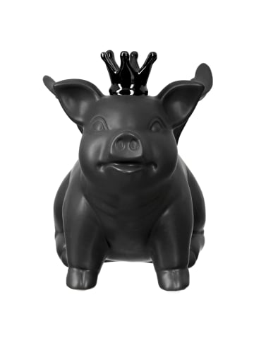 GILDE Figur King schwarz - (H) 30 cm