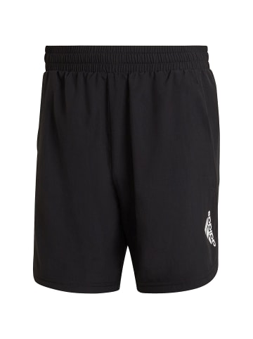 adidas Performance Trainingsshorts Designed To Move 9 Inch in schwarz / weiß