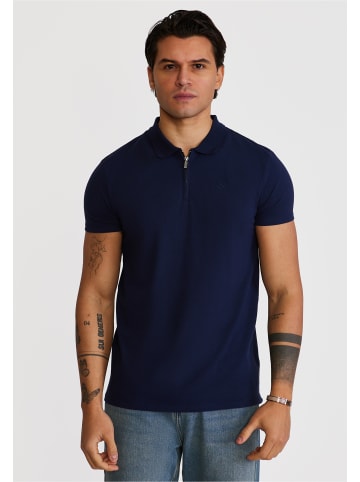 SikSilk Polo Shirt in navy