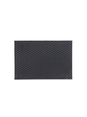 relaxdays Fußmatte in Schwarz - (B)60 x (T)40 cm