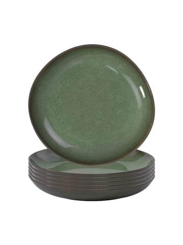 like. by Villeroy & Boch 6er Set Schalen flach Lave ø 27 cm in Vert