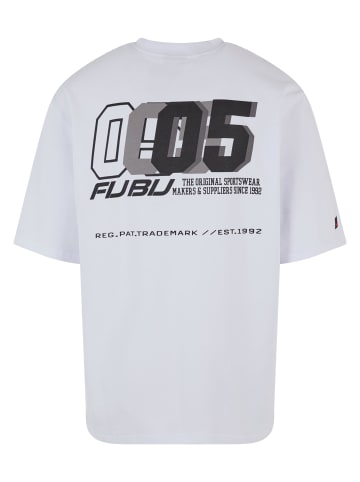 FUBU T-Shirts in white/black