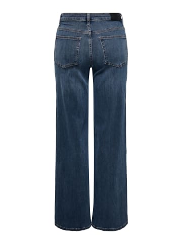 ONLY Jeans mit weitem Bein in Blue Black Denim