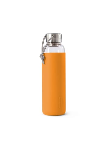 Black+Blum Glas-Wasserflasche, Orange, 600 ml