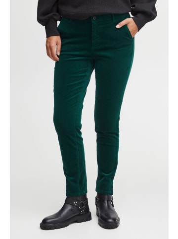 PULZ Jeans Stoffhose PZMILA Pants 50207698 Coole Hose aus Cord in Grün