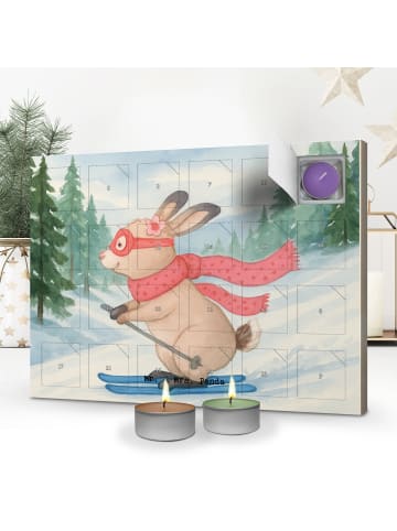 Mr. & Mrs. Panda duft adventskalender Hase Skifahren Design ohne... in Weiß