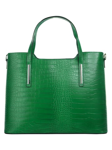 Cluty Handtasche echt Leder in grün
