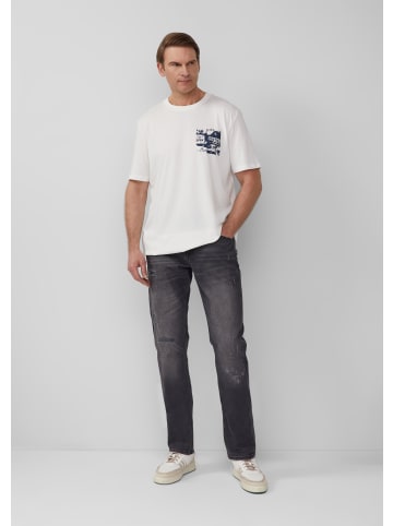 s.Oliver T-Shirt kurzarm in Weiß