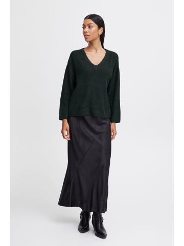 b.young Strickpullover BYONEMA VNECK JUMPER - 20813897  Strickpullover mit V-Ausschnitt in Grün