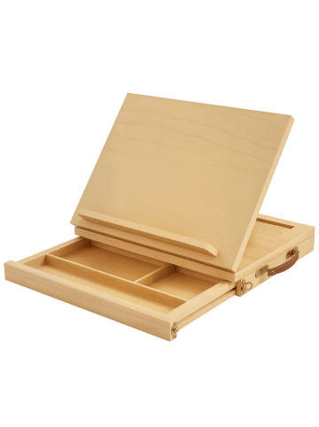 Vinsetto Tischstaffelei-33,5L x 26B x 26H cm-Naturholz