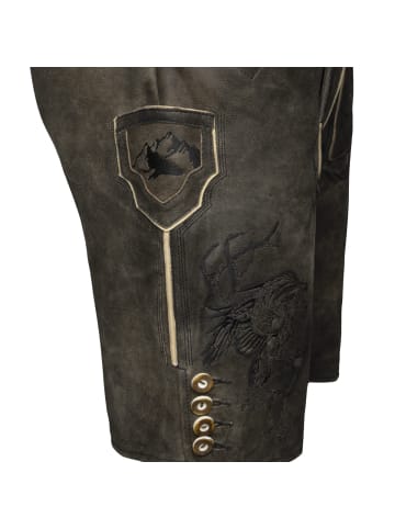 Spieth & Wensky Lederhose Gorgon in schwarz
