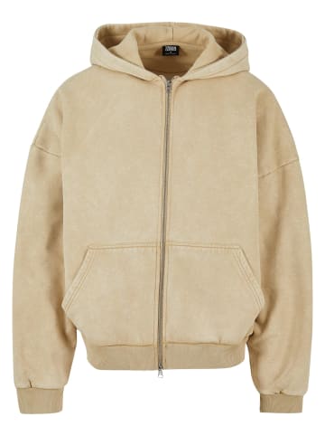 Urban Classics Zip-Kapuzenpullover in unionbeige