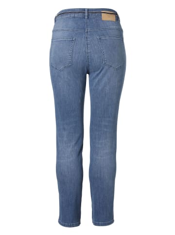 FRAPP  Slim-Fit-Jeans in mid blue denim