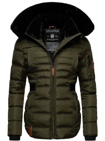 Navahoo Winterjacke Melikaa in Olive