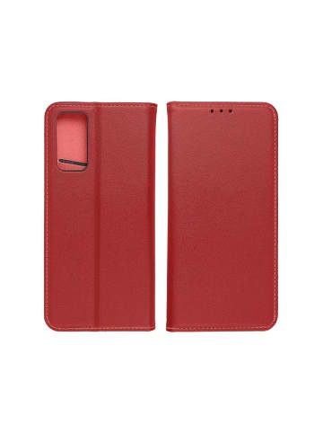 COFI 1453 Smart Pro Echt Leder Hülle kompatibel mit Samsung Galaxy S25 Plus in Rot