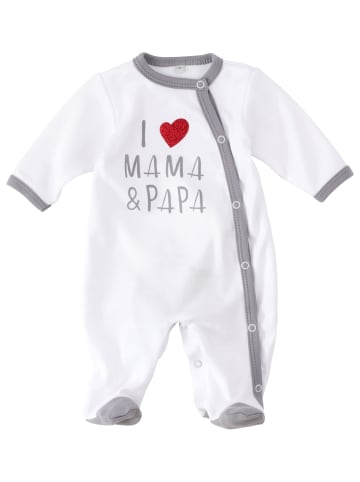 Baby Sweets Schlafanzug I love Mama & Papa in bunt