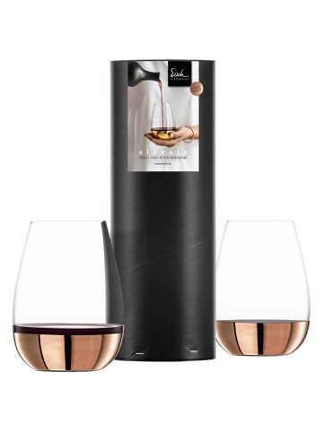 Eisch 2er Set Allround- / Rotweinbecher Elevate 550 ml in Kupfer