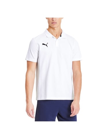 Puma T-Shirt teamGOAL 23 Casuals Polo in weiß