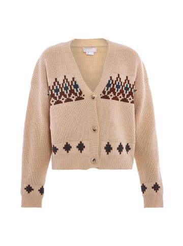 Jalene Damen Sweater in WOLLWEISS MEHRFARBIG