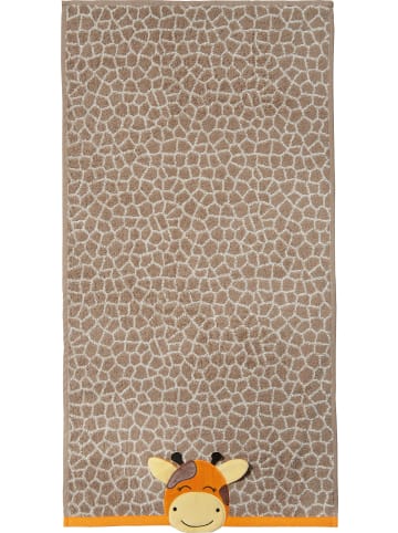 Erwin Müller Frottier Kinder-Badetuch in hellbraun/natur