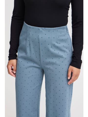 ICHI IHKATE PRINT PA26 regular fit in Blue Mirage Flock Dot