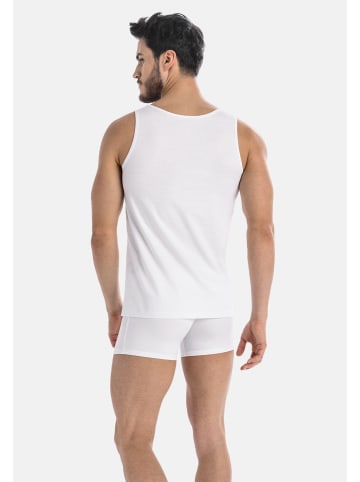 Teyli Unterhemd aus Baumwolle für Männer Eli in weiß
