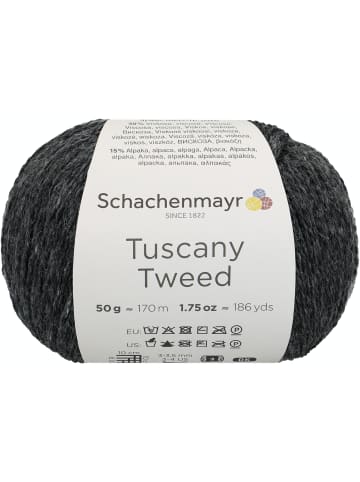 Schachenmayr since 1822 Handstrickgarne Tuscany Tweed, 50g in Dunkelgrau