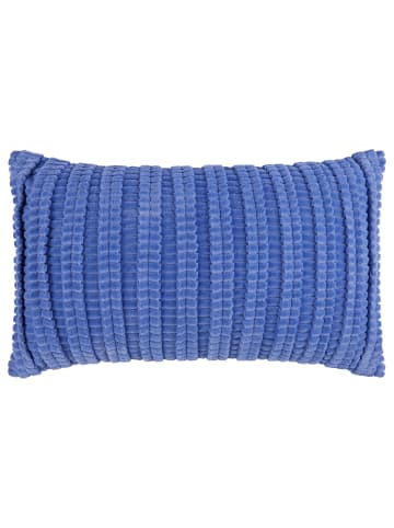 Butlers Kissen RIPPED VELVET in Blau