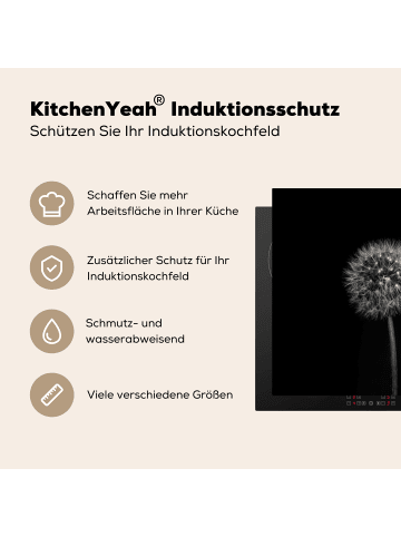 KitchenYeah Herdabdeckplatte Löwenzahn Induktionskochfeldschutz, Kochfeldschutzmatte