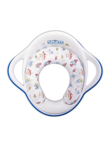 Lorelli Toilettensitz Smurfs Handgriffe in weiß